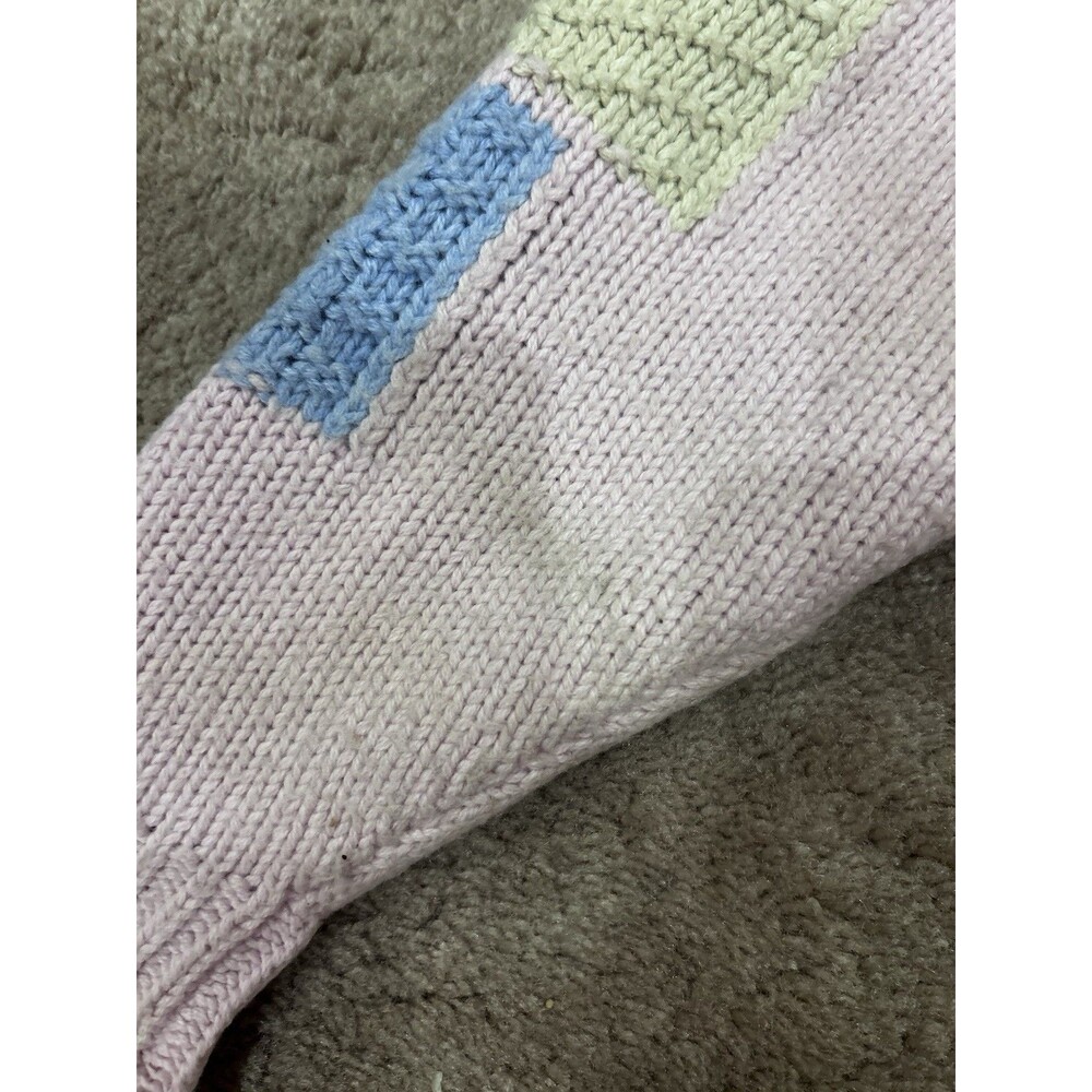 LoveShackFancy Multicolor Patchwork Turtleneck Sweater - Picture 10 of 10